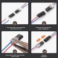 thumbnail image 2 of Conector Eléctrico de Acoplamiento de 2 Pines, Cable LED, Conector Automotriz Sin Líneas de Interrupción, Conexión de Terminales de Tira., 2 of 5