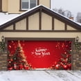 thumbnail image 4 of Festive Outdoor Garage Banner for Holidays - Large Christmas Decoration for Front Porch or Yard Welcome Sign, 4 of 5