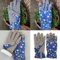 thumbnail image 2 of AntiPuncture Gardening Pruning Gloves Blue for Tree Planting and Weeding, 2 of 8