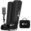 LifePro Air Compression Leg Massager with Heat – Full Leg Compression Sleeve & Air Compression Boots for Calf, Thigh & Foot – Electric Leg Recovery & Pain Relief - Black