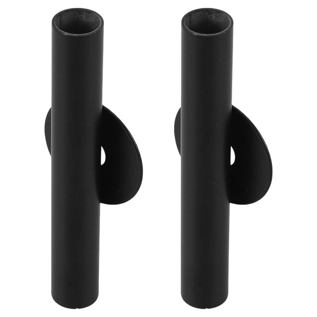 BESTYASH 2Ud Jarrón De Pared Metálico Negro Con Estilo Escandinavo Para Exhibir Flores Y Artificiales