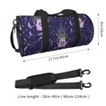 thumbnail image 2 of Easygdp Lavender Flowers Travel Duffle Bag,Carry on Bag Travel Bags Gym Bag Carry On Luggage Bags, 2 of 6