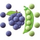 thumbnail image 1 of Lindos imanes para el refrigerador, imanes fuertes desmontables con arándanos y guisantes, divertidos imanes para el refrigerador para pizarra, oficina, fotos, notas, imanes decorativos para el refrig, 1 of 7