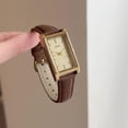 thumbnail image 6 of Vintage Women's Rectangle Wristwatch Classic Ladies Analog Quartz Watch Ultra-Thin Ladies Bangle Bracelet Watch Female Business Dress Watches with Leather Strap, 6 of 6