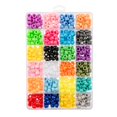 thumbnail image 1 of John Bead 600pcs 9mm Assorted Colors Plastic Crow Beads for DIY Crafts Bracelets Necklaces Jewelry Making Bead Box, 1 of 4