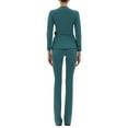 thumbnail image 2 of BGL womens  2pc Blazer & Pant Set, 8, Blue, 2 of 3