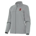 thumbnail image 2 of Women's Antigua  Gray Stanford Cardinal Links 2 Golf Jacket, 2 of 3