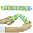 thumbnail image 1 of Silicone Caterpillar Sucker Bubble Toy - 26CM Decompression Relief Tool for ADHD & Anxiety, Food-Grade Material, Finger Strength Trainer, Decorative Fidget Toy with Multiple Color Options (Green, 1 of 6