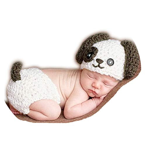 Coberllus Newborn Monthly Baby Photo Props Stripe Cool Boys Cap Rompers Photography