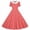 Red, variant on XUNKUSGA Girls Dresses 1950S Retro Dress Short Sleeve Shawl Collar Summer Dress Vintage Plaid Print Buttoned Slim Fit Swing Dress for Party Wedding,Red,5-6 Years