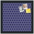 thumbnail image 2 of PinPix 13x13 Custom Cork Bulletin Board Dark Purple Dots Poster Board Has a Fabric Style Canvas Finish, Framed in Dark Purple Dots, by ArtToFrames (PinPix-401), 2 of 6
