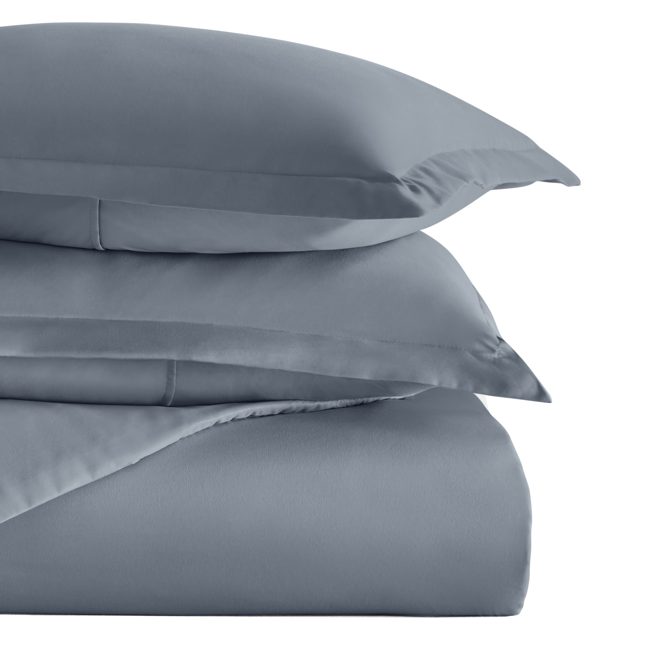 Noble Linens 2-Piece Stone Duvet Cover Set, Twin/Twin XL