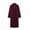 01 Wine, variant on YueHuiYing Women's Faux Suede Leather Jacket Spring and Winter Fashion Long Trench Coat Lightweight Windbreaker