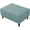 Blue, variant on Waterproof PU Leather Square Ottoman Slipcover, Stretch Footrest Protector Cover for Storage Ottoman---Khaki,S