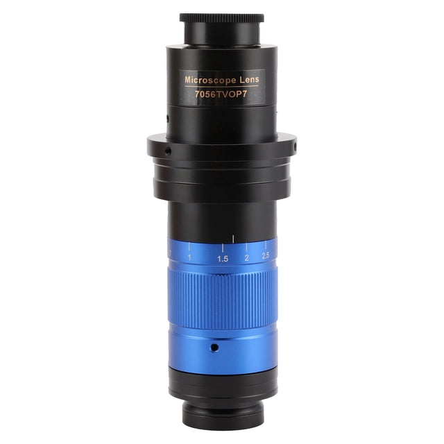 KP‑7056TVOP7 32X‑252X Monocular Microscope Lens 0.7X‑5.6X Continuously Adjustment for Observing