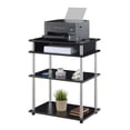 thumbnail image 3 of Designs2Go No-Tools Printer Stand with Shelves in Black Wood Finish, 3 of 6
