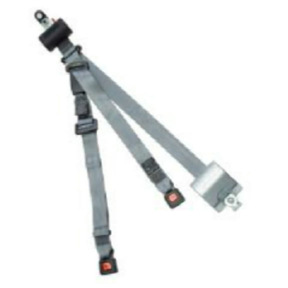 Automatic Retractor-Shoulder Belt L-track fittings with 90° bracket on bottom | H350250