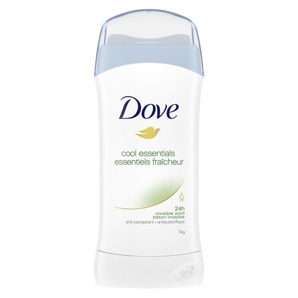 Dove Antiperspirant Stick Cool Essentials, for Women, For 48H Underarm Sweat & Odour Protection,