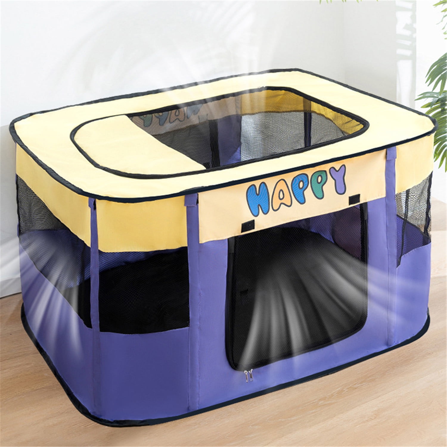 Merkaren Foldable Pet Playpen, cat playpen, Puppy Play Pen for Indoors