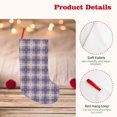 thumbnail image 4 of KLL Heart Check Plaid for 18" Christmas Stocking Snowman Xmas Stocking Holiday Christmas Decoration Gifts for Family Kids, 4 of 8
