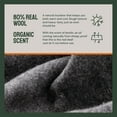 thumbnail image 6 of Woolly Mammoth Woolen Company, Rustic, Gray, Merino Wool, Throw Blanket, Adult, 4 lbs 66" x 90, 6 of 8