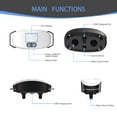 thumbnail image 4 of Bark Collar for Dogs,Rechargeable Anti Barking Training Collar with 5 Adjustable Sensitivity and Intensity Beep Vibration for Small Medium Large Dogs (White), 4 of 7