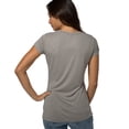 thumbnail image 2 of Cariloha Bamboo Scoop Tee - Comfortable, Buttery Soft And Stylish - Made Of A Beautiful Blend Of Bamboo-Viscose Fabric - Naturally Thermal Regulating And Moisture Wicking - 2Xl - Gray Heather - 1 Pc, 2 of 3
