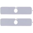 thumbnail image 2 of Coolnut 2 Pack Faucet Mat Splash Guard for Kitchen Sink, Lavender 14x5 Inch Super Absorbent Microfiber Sink Protector Mat, Kitchen Sink Mat Machine Washable Kitchen Sink Accessories, 2 of 7