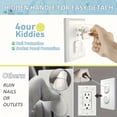thumbnail image 4 of Home Safety Electric Plug Protectors With Hidden Handle, Square Socket Covers For Electrical Outlets, 4 of 4