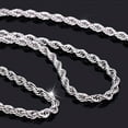 thumbnail image 6 of harmtty Women Men Twist Chain Necklace Charm Jewelry,20 inch, 6 of 8