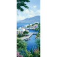 thumbnail image 3 of Motz, Peter 12x24 Black Modern Framed Museum Art Print Titled - A view over Mykonos, 3 of 5