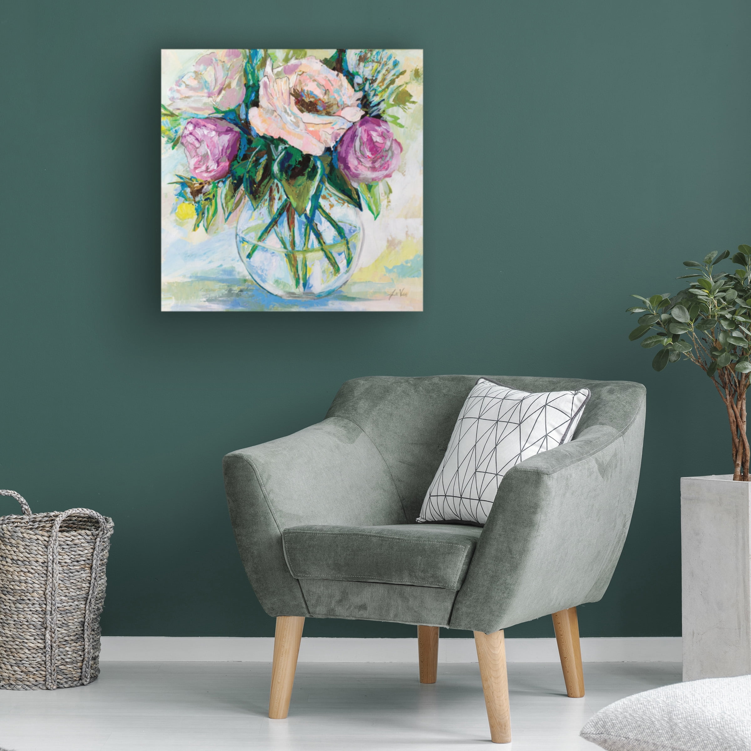 Jeanette Vertentes 'Crystal Clear' Canvas Art