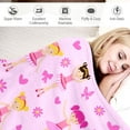 thumbnail image 4 of Cute Girl Ballerina Blanket Super Soft Warm Flannel Throw Blankets Dance Blankets for Sofa Couch Bed Decoration Girls Adult All Season Gifts 80"x60", 4 of 6
