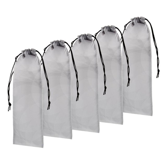 5 Piezas Bolsa de Almacenamiento con Cordón para de Cabello y Gris Zulema Bolsa de almacenamiento para rizador de pelo