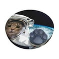thumbnail image 2 of Lsque Cat Astronaut Round Bar chair cushion covers Velvet Fabric Premium Comfort Protects from Scratches and Stains for 14-17 Inch Chair- 14 inch, 2 of 7