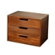thumbnail image 3 of Caja de almacenamiento organizadora de escritorio de madera con cajones, decoración de mesa, decoración, 25x175x19 cm, 3 of 9