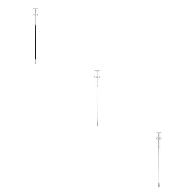 Shengyu Sewer Dredge Spring Sink Dredging Tool Flexible Drain Cleaning Tool for Kitchen Bathroom Grey 3Set