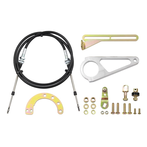 2inch Column Cable Linkage Kit Replacement for GM TH350/TH400/700R4/TH200/2004R/4L60/4L80E Transmission