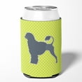 thumbnail image 2 of Carolines Treasures BB3868CC Portuguese Water Dog Checkerboard Green Can or Bottle Hugger, 2 of 5