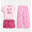 Pink Frost, variant on Girls Graphic Tee with Shorts and Pants Pajama Set, 3 Piece, Sizes 4-18