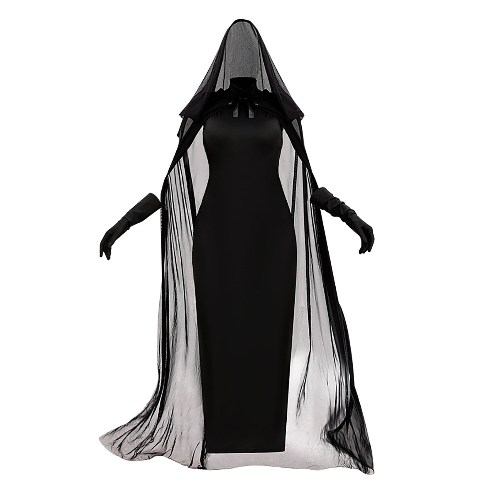 sheer medieval dress BiZtdJrK Medieval Dress for Women Elegant, Halloween Cosplay Costume Set  Sheer Mesh Cloak and Bodycon Dress Festival Party Prom Dress Back to School