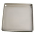 thumbnail image 1 of KAKOWELY Steel Baking Plate 11 Inch Golden Baking Tray Multifunctional Square Shaped Cake Cookies Baking Plate Nonstick Nougat Baking Tool for Home Restaurant, 1 of 5