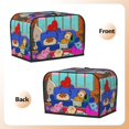 thumbnail image 2 of Funda para tostadora Bt21 de 2 rebanadas, funda protectora contra el polvo y las huellas dactilares para pan, funda de poliéster para pequeños electrodomésticos de cocina, 2 of 6