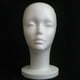 thumbnail image 2 of Female Styrofoam Mannequin Manikin Head Model Foam Wig Hair Glasses Display, 2 of 6