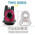 thumbnail image 1 of Mochila portátil para transportar mascotas, dise?o Head Out ajustable Cat Dog Travel Front Shoulder Bag, fácil de ajustar para viajar Senderismo Camping (s, Rose Red) ZefeiWu 8390606910578, 1 of 1
