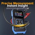 thumbnail image 3 of Handheld Battery Internal Resistance Meter, Simultaneous Internal Resistance and Voltage Testing, Voltage Range 0 - ±100VDC, Resistance Range 0 - 200Ω, with Sorting and Data Export, 3 of 8