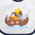 thumbnail image 4 of Inktastic Animals Ark Boys or Girls Baby Bib, 4 of 4