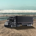 thumbnail image 6 of 1/48 Scale Container Semi Truck Toy, Transport Box Trucks and Trailer Model for Kenworth W900 for Boys Childs Christmas Birthday Gifts- Black, 6 of 6