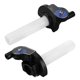 thumbnail image 2 of 22mm Motorcycle Visual Throttle Grips Twist Gas Throttle Handle for Dirt Bike Blue Roller, 2 of 3