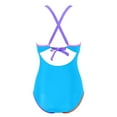 thumbnail image 4 of HXWCHs Built In Bra Swimwears One Monokini Women One Shoulder Solid Irregular Style Swimsuit for Beach and Pool XXL Blue, 4 of 5